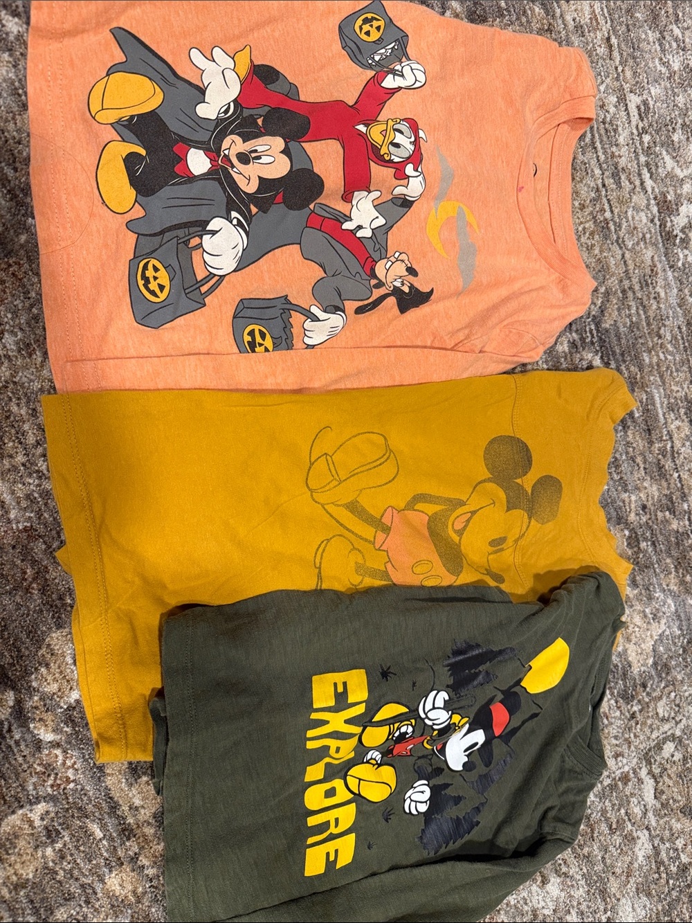 Disney fall long sleeved tees - sizes 4, 5, small